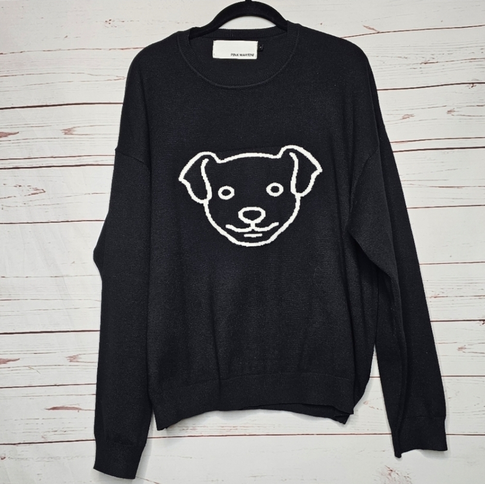 ISO Pink Martini Black Dog Sweater - M